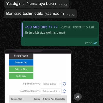 Sipariş İptalinde Saygısız Ve İlgisiz Müşteri Temsilcisi