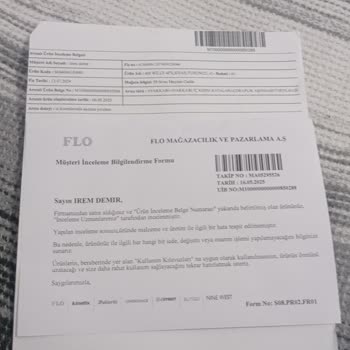 Satışta Garanti Vaadi, Sonrasında Red: FLO'dan Aldığım Ayakkabıda Hayal Kırıklığı