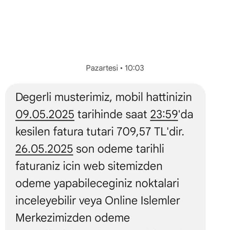 Erken Operatör Değişikliği Sonrası Beklenmedik Yüksek Fatura Şaşkınlığı