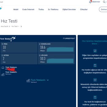 İnternet Hızım Düşük Çıkıyor Müşteri Hizmetleri Çözüm Sunmuyor
