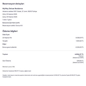 Hotels.com Eksik İade Ve Yanıtsız Şikayetler Yüzünden Mağdur Oldum