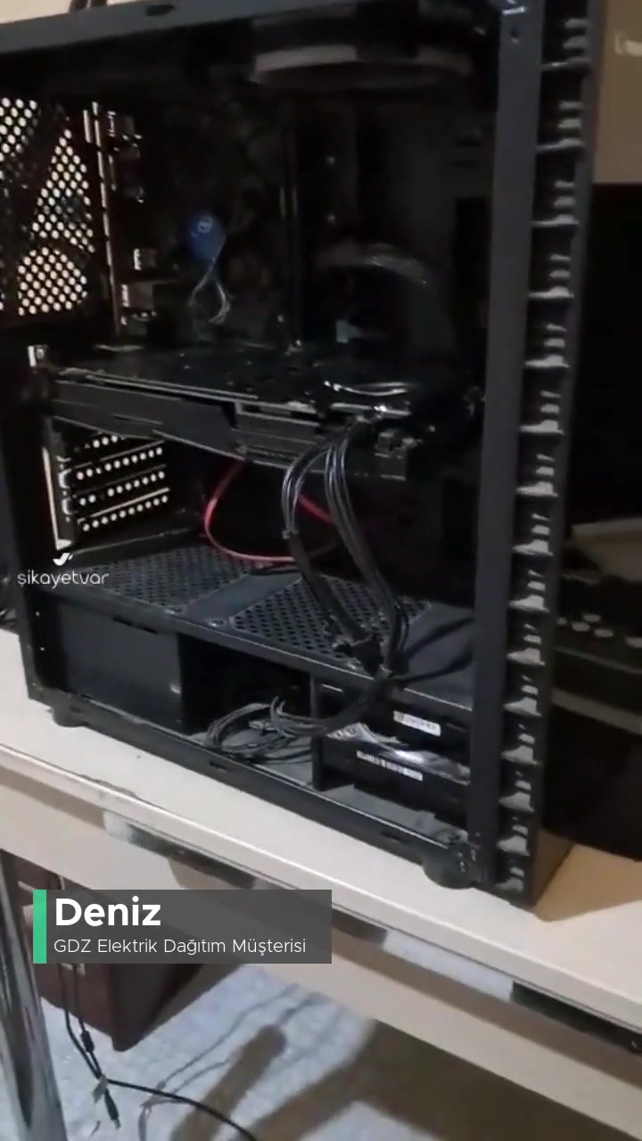 Gdz Elektrik Dağıtım Elektrik Kesintisi İle Yanan Ekran Kartı videonun kapak resmi