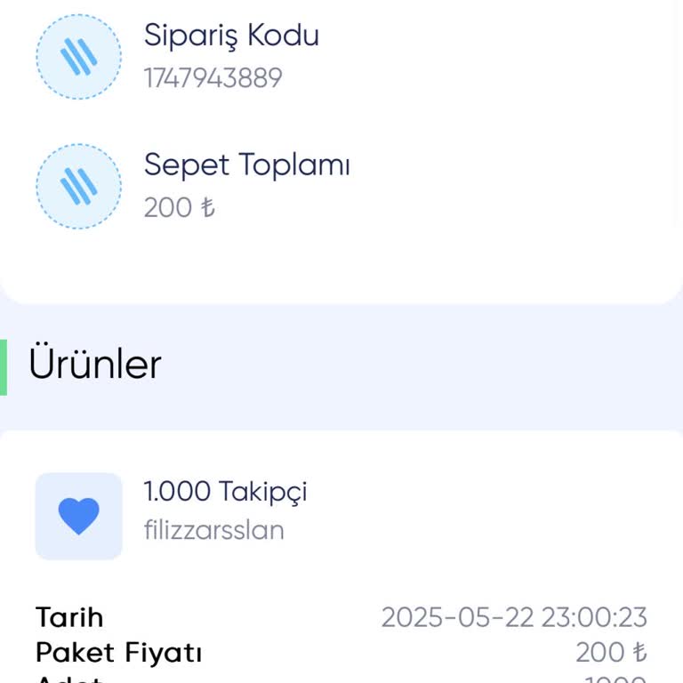 Satın Aldığım Takipçiler Hesabıma Eklenmedi, İade Veya Hizmet Talep Ediyorum