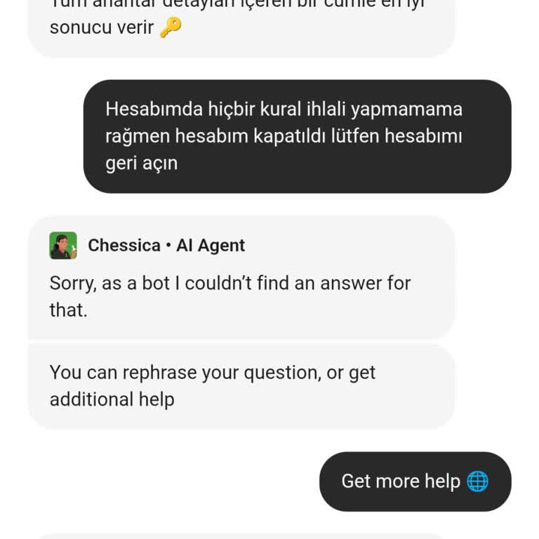 Haksız Yere Kapatılan Hesabımın Açılmasını Talep Ediyorum