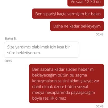 Siparişimin İzinsiz İptal Edilmesi Ve Uzun Bekleme Süresi
