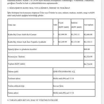 Eksik Ürün Teslimatı Ve Müşteri Hizmetlerinde İlgisizlik