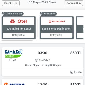 Bayram Öncesi Otobüs Firmalarının Fahiş Fiyat Artışları Hakkında Şikayet
