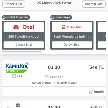 Bayram Öncesi Otobüs Firmalarının Fahiş Fiyat Artışları Hakkında Şikayet