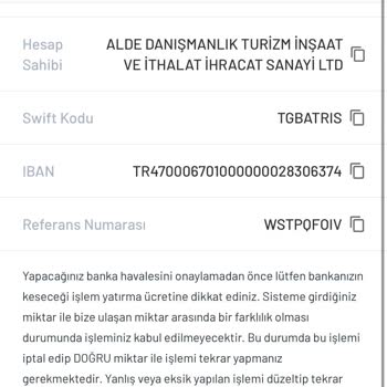 Yatırımım Hesabıma Geçmedi, Canlı Destek Sorunu Çözmedi