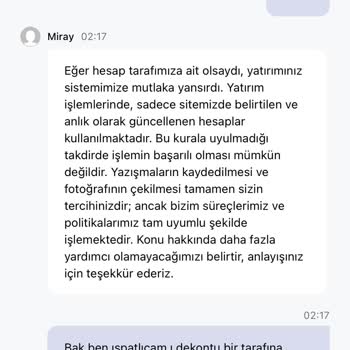 Yatırımım Hesabıma Geçmedi, Canlı Destek Sorunu Çözmedi