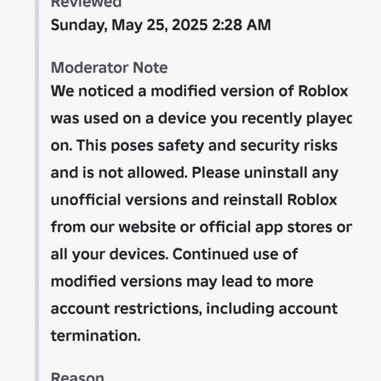 Забанили В Roblox На 7 Дней Без Причины