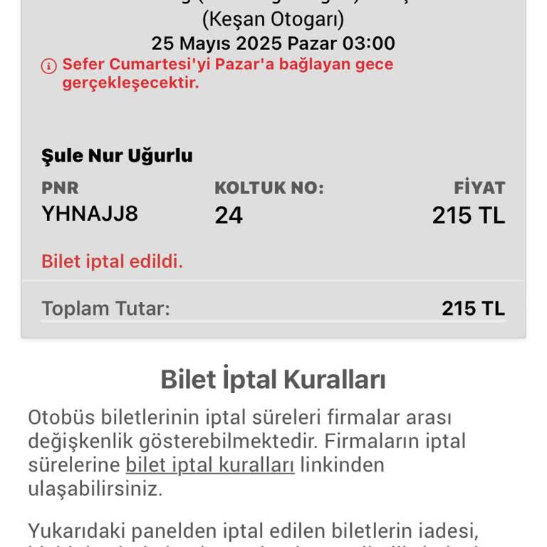 Gece Yarısı Otogarda Mağduriyet: Bilgi Verilmedi, Yolcu Alınmadı