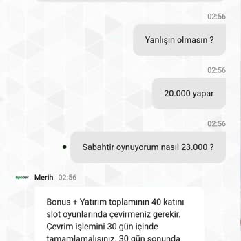 Bonus Çevrim Şartlarında Haksız Uygulama Şaşkınlığı