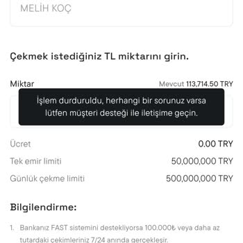 Kripto Platformunda Hesap Bloke Edilip Tekrar Tekrar Belge Talep Edildi