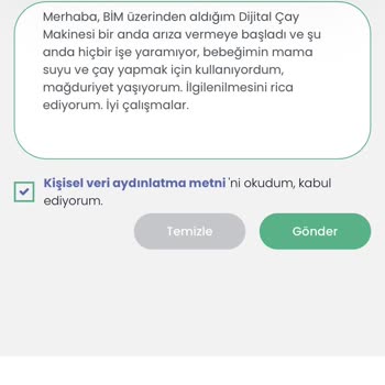Onvo Dijital Çay Makinesi Ve İletişim Sorunu