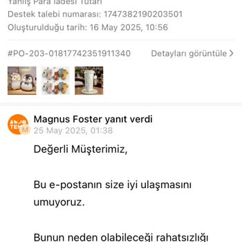 Eksik Gönderilen Ürün Nedeniyle İade Sorunu Ve Müşteri Hizmetlerinde Destek Eksikliği