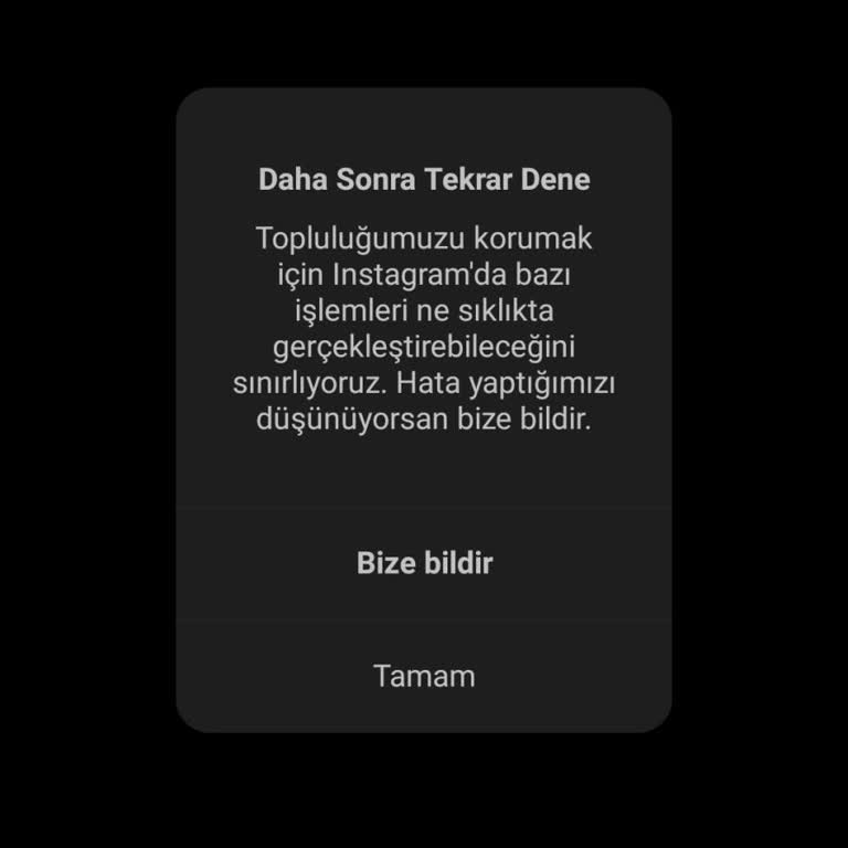 Geri Aldığım Instagram Hesabımda İşlem Yapamıyorum!