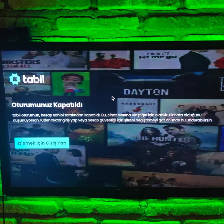 Tabii Uygulaması Android Box'ta Sürekli Oturumdan Atıyor