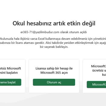 Satın Aldığım Office 365 Hesabı Aktif Edilemiyor, Destek Alınamıyor
