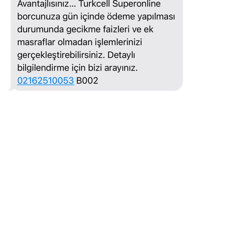 Superonline İnternet Borcumdan Fazla Ödeme Talep Ediyor