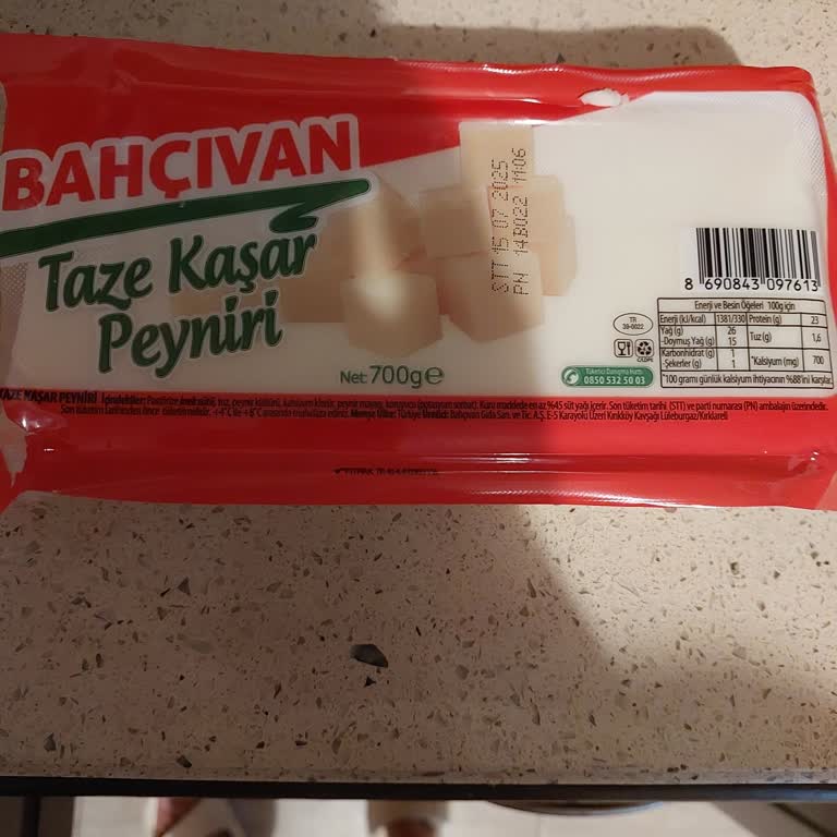 Bahçıvan Taze Kaşar Peynirde Bozuk Tat Ve Plastik Koku Şikayeti