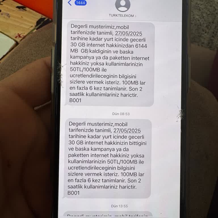 Mobil İnternet Paketlerinde Yüksek Fiyatlandırma Ve Otomatik Ek Paket Sorunu