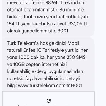 Tarife Değişikliği Sonrası Beklenenden Yüksek Fatura