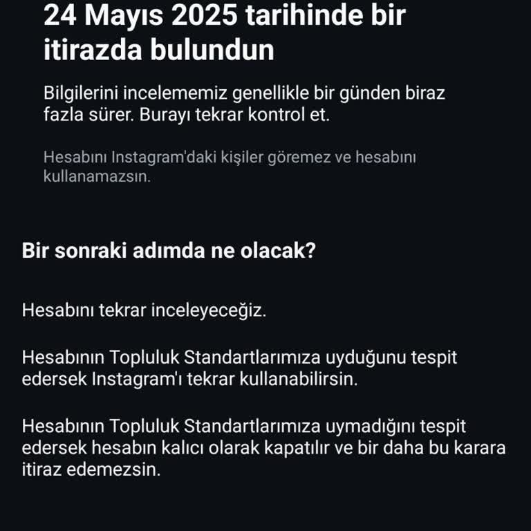 Instagram Haksız Hesap Askıya Alınması Ve İtirazların Sonuçsuz Kalması