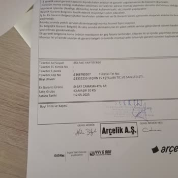 Yeni Alınan Çamaşır Makinesi Arızalı Ve Su Sızdırıyor