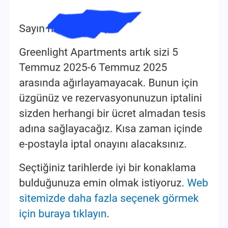 Rezervasyonun Sebepsiz İptali Ve Bilgi Eksikliği Nedeniyle Mağduriyet