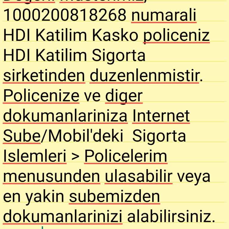 Onayım Olmadan Kasko Poliçesi Yenilendi Ve Borç Yansıtıldı