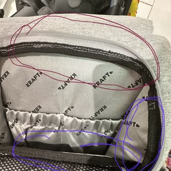 Kraft Bebek Çantası Kusurlu Ve Yetkisiz Onarım Yapıldı