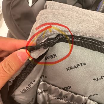 Kraft Bebek Çantası Kusurlu Ve Yetkisiz Onarım Yapıldı