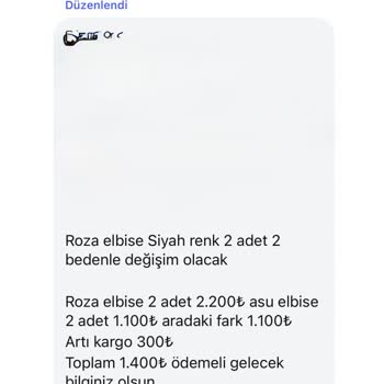 Değişim Ücretinde Sürpriz Fark Ve İlgisiz Müşteri Hizmeti