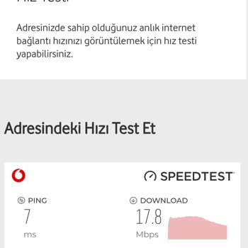 Taahhüt Edilen İnternet Hızının Altında Hizmet Ve Sürekli Kopma Sorunu