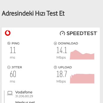 Taahhüt Edilen İnternet Hızının Altında Hizmet Ve Sürekli Kopma Sorunu