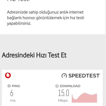 Taahhüt Edilen İnternet Hızının Altında Hizmet Ve Sürekli Kopma Sorunu