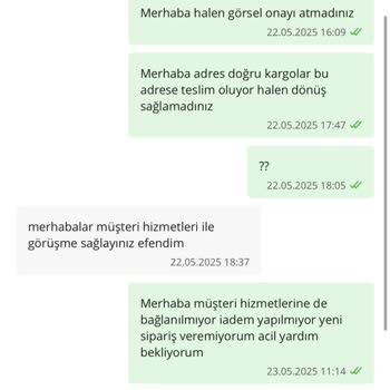 Teslim Edilmeyen Sipariş, İade Sorunu Ve Yetersiz Müşteri Desteği