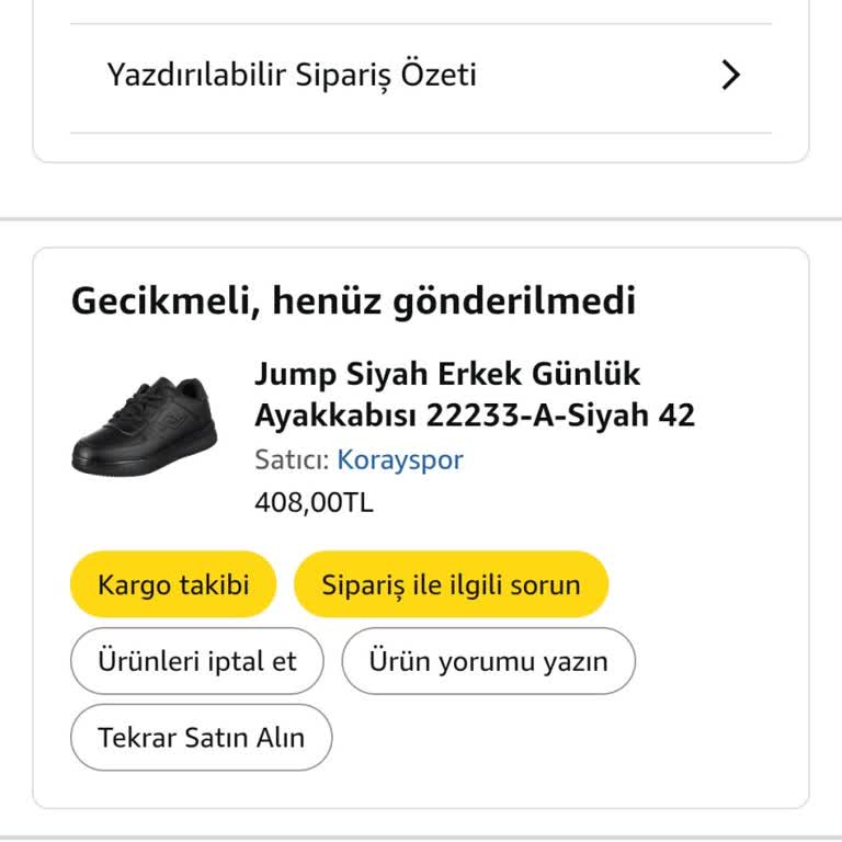 Sipariş Verilen Ayakkabı Teslim Edilmedi, Müşteri Hizmetlerine Ulaşılamıyor