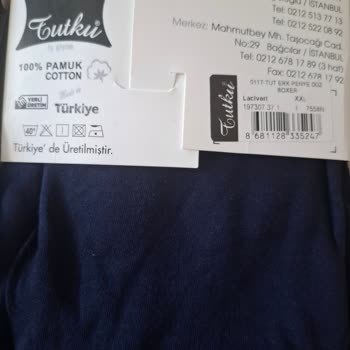 LCW'den Aldığım Boxerların Malzeme İçeriği Yanıltıcı Çıktı, İade Kabul Edilmiyor