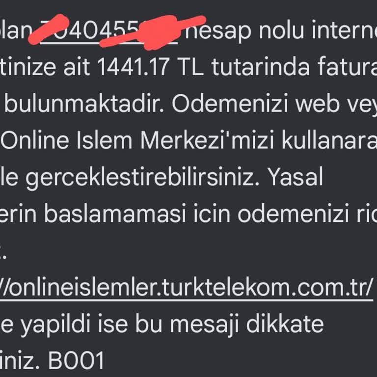 Türk Telekom'da Taşınma Sonrası Haksız Fatura Şoku