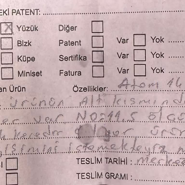 Yüzüğümün Onarımı Sırasında Yaşanan Hatalar Ve Değişim Talebimin Reddiyle Mağdur Edildim