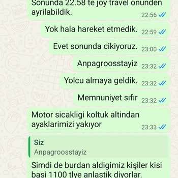 Kapadokya Turunda Vaat Edilen Hizmetler Sunulmadı, Su Ve İkramlar Eksik