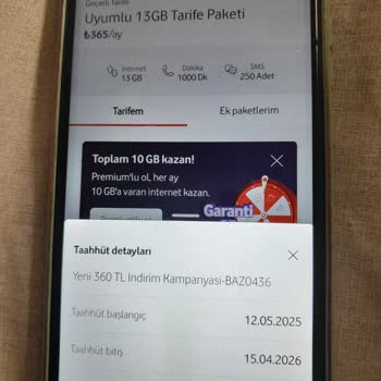 Faturasız Hatta Geçiş Talebim Yanlışlıkla Yeni Pakete Dönüştürüldü
