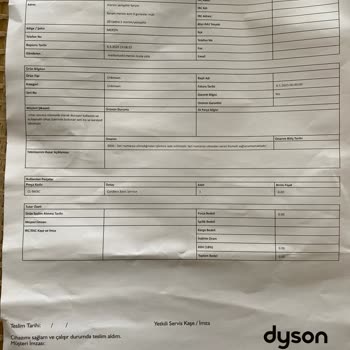 Garanti Kapsamında Seri Numarası Silinen Dyson Saç Düzleştirici Onarılmadı