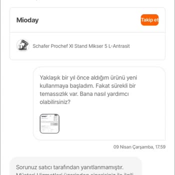 Satın Aldığım Mikser Kısa Sürede Bozuldu, Satıcıdan Dönüş Alamıyorum