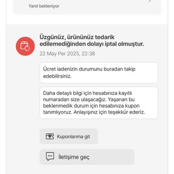 İndirimli Ürün Siparişim Sebepsizce İptal Edildi