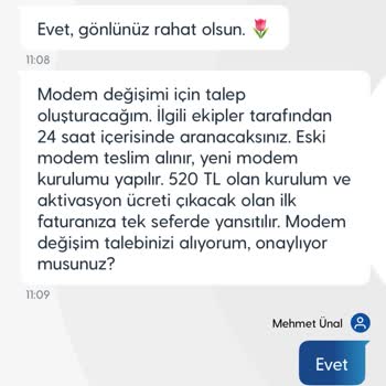 Söz Verilen Servis Ücreti Yerine Fazla Fatura Yansıtıldı
