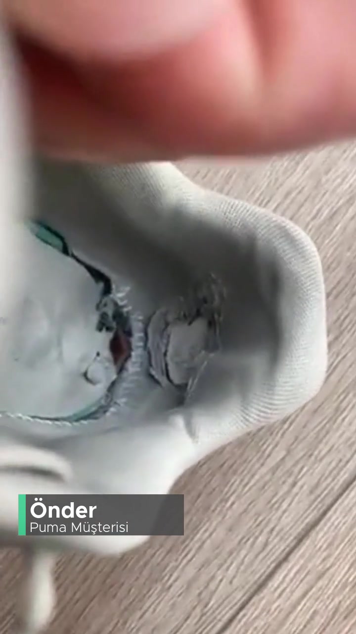 Puma Ayakkabı Taban Topuk Kısmında Erime videonun kapak resmi