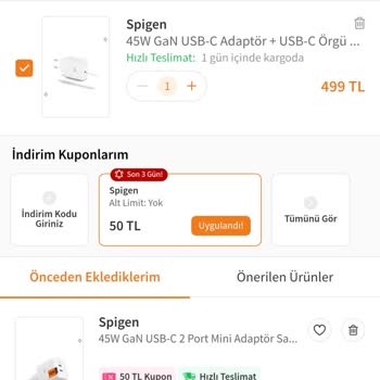 Trendyol'da Kupon Kullanımı Sonrası Fiyat Değişikliği Sorunu